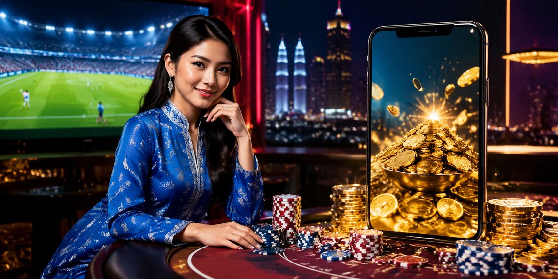 A female user from Seremban placing online football bets comfortably